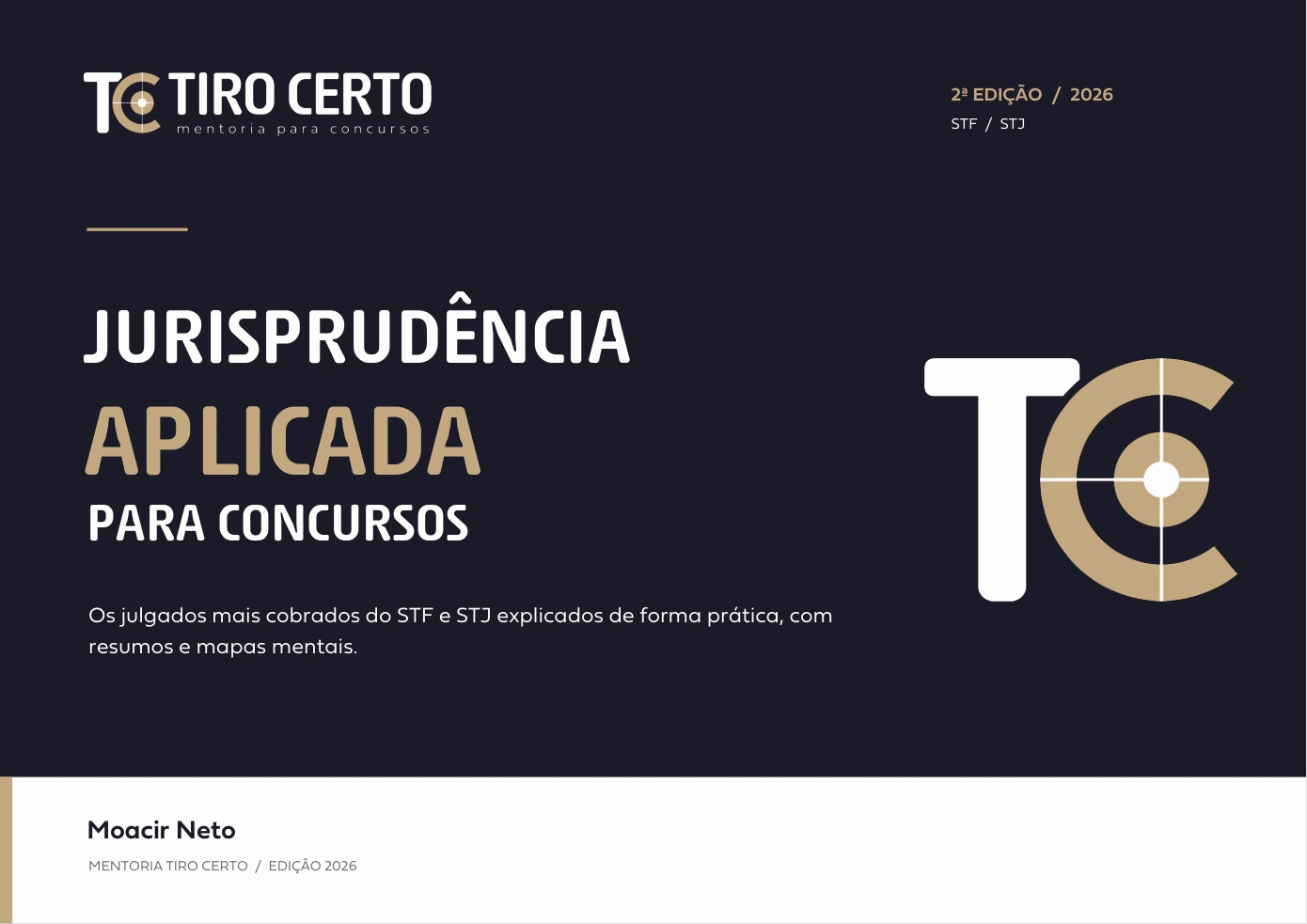 Capa de Jurisprudência Aplicada para Concursos, segunda edição de 2026.